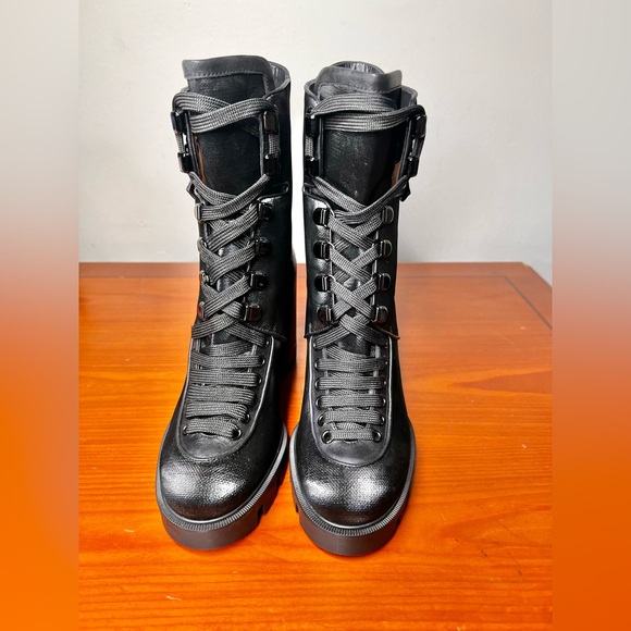 NEW Christian Louboutin Macademia 100 Black Ankle Boots Size 38 - Picture 5 of 10